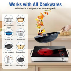 Raf Electric Stove | 1000W Hot Plate with Thermostat Control