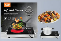 Raf Electric Stove | 1000W Hot Plate with Thermostat Control