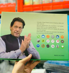 Q804 Imran Khan New Model Watch – Golden Color with 7 Straps & Original Metal Strap