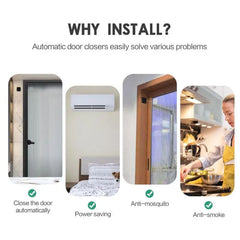 Open Door No More! Automatic Sticky Door Closer (Random Color)