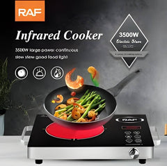 Raf Electric Stove | 1000W Hot Plate with Thermostat Control